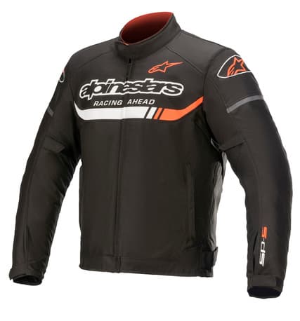 Alpinestars Jacka T-SP S Ignition Vattentät Svart/Röd fluo