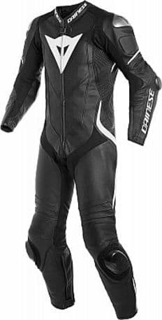 Dainese Laguna Seca 1 pcs Perf. Skinnställ Svart/Vit